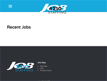 Tablet Screenshot of job4210staffing.com